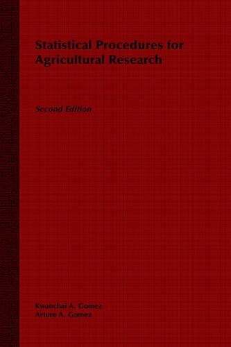 Бумажная книга «Statistical Procedures for Agricultural Research», авторов Артуро А. Гомес, Кванчай А. Гомес - фото №1