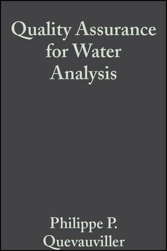 Паперова книга «Quality Assurance for Water Analysis», автор Філіп Кевовільєр - фото №1