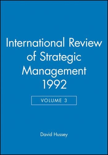 Паперова книга «International Review of Strategic Management 1992, Volume 3», автор Девід Хассі - фото №1