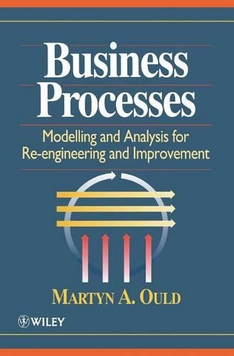 Паперова книга «Business Processes: Modelling and Analysis for Re-Engineering and Improvement», автор Мартін А. Ульд - фото №1