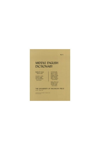 Паперова книга «Middle English Dictionary: I.2», автор Льюїс - фото №1