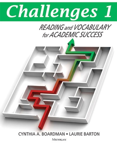 Паперова книга «Challenges, Book 1: Reading and Vocabulary for Academic Success», авторів Синтія А. Бордман, Лорі Бартон - фото №1