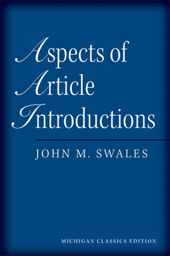 Бумажная книга «Aspects of Article Introductions», автор Джон М. Суэйлз - фото №1