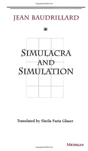 Паперова книга «Simulacra and Simulation», автор Жан Бодрійяр - фото №1