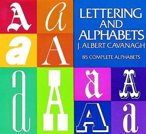 Паперова книга «Lettering and Alphabets», автор Дж. Альберт Кавана - фото №1