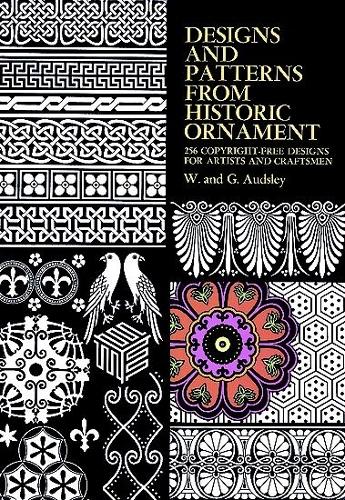 Бумажная книга «Designs and Patterns from Historic Ornament», авторов Марион Николс, У. и Г. Одсли - фото №1