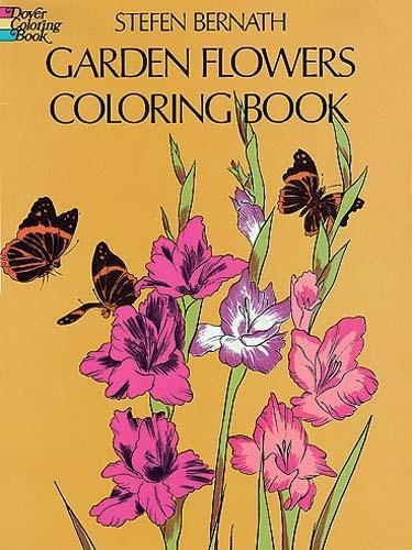 Бумажная книга «Garden Flowers Coloring Book», автор Стефен Бернат - фото №1