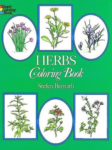 [object Object] «Herbs Coloring Book», авторов Колониальные дамы Америки, Стефен Бернат - фото №1