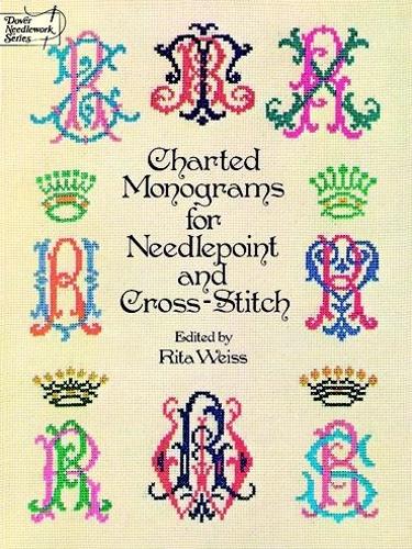 Бумажная книга «Charted Monograms for Needlepoint and Cross-Stitch», автор Рита Вайс - фото №1