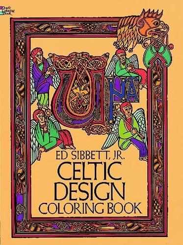 Паперова книга «Celtic Design Colouring Book», автор Ед Сіббетт - фото №1