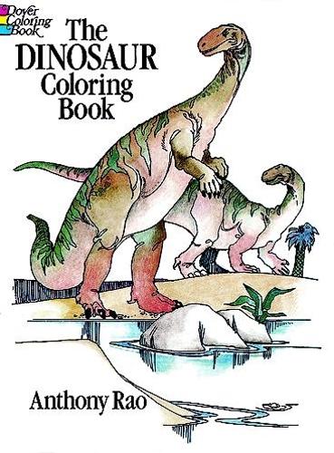 Паперова книга «The Dinosaur Colouring Book», авторів Ентоні Рао, Пітер Ернест - фото №1