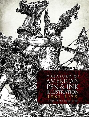 Бумажная книга «Treasury of American Pen & Ink Illustration 1881-1938», автор Фридольф Джонсон - фото №1