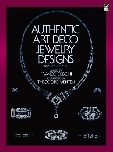 Бумажная книга «Authentic Art Deco Jewelry Designs», автор Франко Дебони - фото №1
