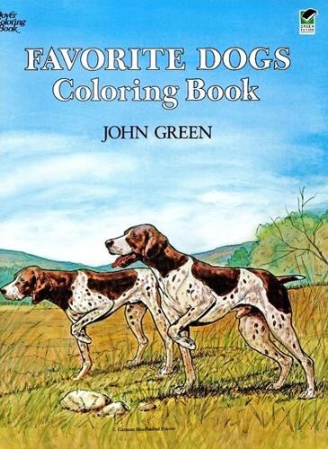 Бумажная книга «Favorite Dogs Coloring Book», автор Джон Грин - фото №1