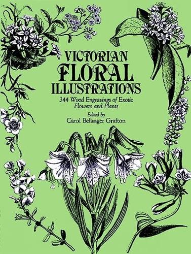 Бумажная книга «Victorian Floral Illustrations», автор Кэрол Беланджер Графтон - фото №1