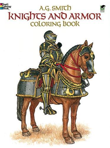 Бумажная книга «Knights and Armour Colouring Book», автор A. Г. Смит - фото №1