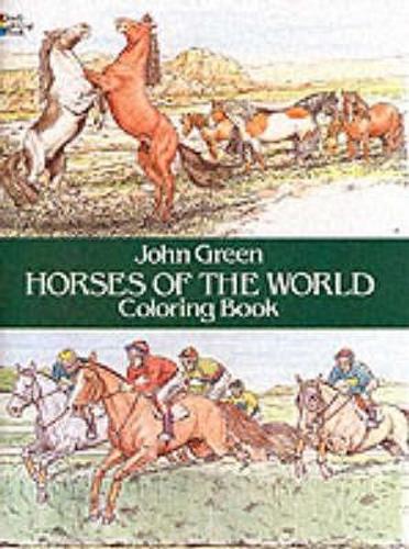 Бумажная книга «Horses of the World Colouring Book», автор Джон Грин - фото №1