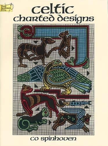 Паперова книга «Celtic Charted Designs», автор Ко Спінховен - фото №1