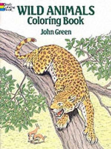 Бумажная книга «Wild Animals Colouring Book», автор Джон Грин - фото №1