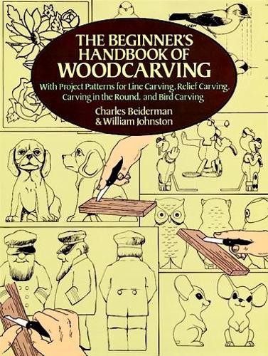 Паперова книга «The Beginner's Handbook of Woodcarvings», автор Чарльз Байдерман - фото №1