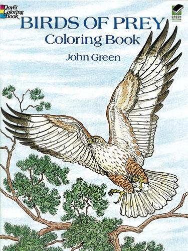 [object Object] «Birds of Prey Coloring Book», автор Джон Грин - фото №1