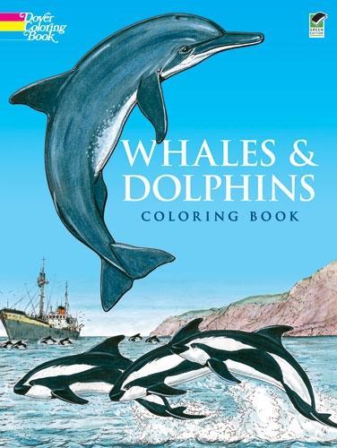 Бумажная книга «Whales and Dolphins: Colouring Book», автор Джон Грин - фото №1