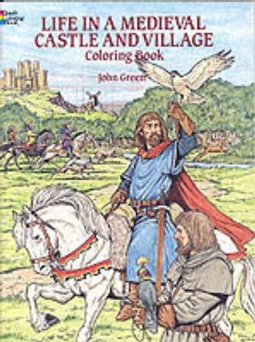 Бумажная книга «Life in a Medieval Castle Coloring Book», автор Джон Грин - фото №1