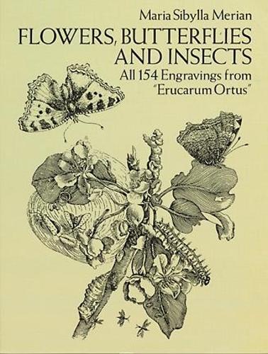 Бумажная книга «Flowers, Butterflies and Insects», автор Мария Сибилла Мериан - фото №1