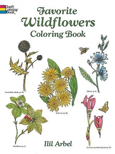 [object Object] «Favourite Wildflowers Colouring Book», автор Илил Арбель - фото №1