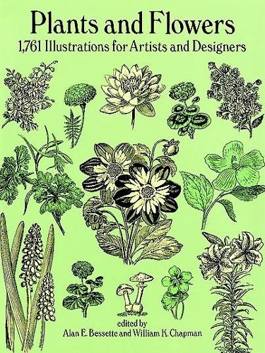 Бумажная книга «Plants and Flowers: 1761 Illustrations for Artists and Designers», автор Бессетт Чепмен - фото №1