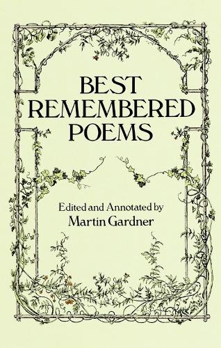 Паперова книга «Best Remembered Poems», автор Мартін Гарднер - фото №1