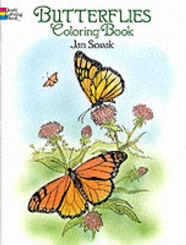 Бумажная книга «Butterflies Coloring Book», автор Ян Совак - фото №1