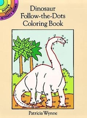 Бумажная книга «Dinosaur Follow-the-Dots Coloring Book», автор Патриция Дж. Уинн - фото №1