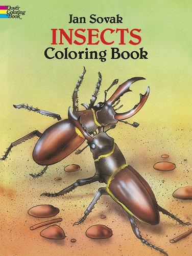 Бумажная книга «Insects Coloring Book», автор Ян Совак - фото №1