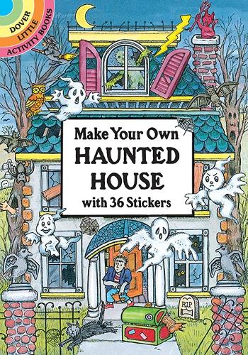 Бумажная книга «Make Your Own Haunted House with 36 Stickers», автор Кэти Бейлон - фото №1