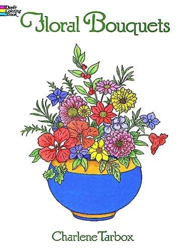 Бумажная книга «Floral Bouquets Colouring Book», автор Шарлин Тарбокс - фото №1
