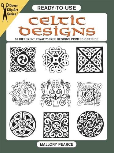 Паперова книга «Ready-to-Use Celtic Designs: 96 Different Royalty-Free Designs Printed One Side», автор Меллорі Пірс - фото №1