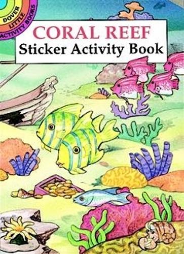 Бумажная книга «Coral Reef Sticker Activity Book», автор Кэти Бейлон - фото №1