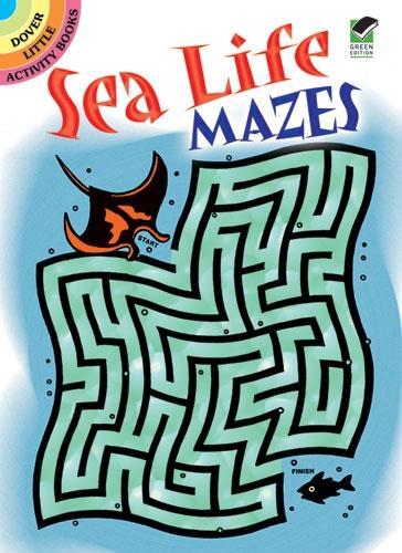 Бумажная книга «Sea Life Mazes», авторов Дэйв Филлипс, Printworks Kmg - фото №1