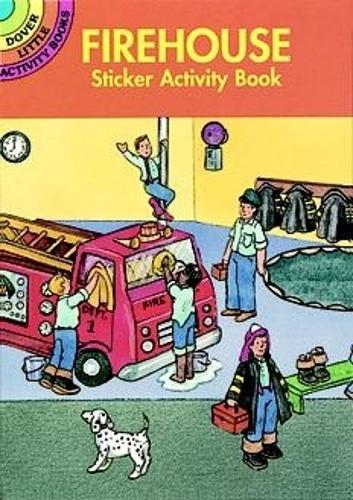 Паперова книга «Fire House Sticker Activity Book», автор Кеті Бейлон - фото №1