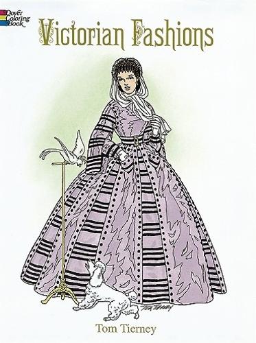 Паперова книга «Victorian Fashions Coloring Book», автор Том Тірні - фото №1