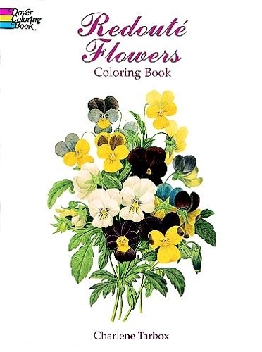 Бумажная книга «Redoute Roses Colouring Book», автор Шарлин Тарбокс - фото №1