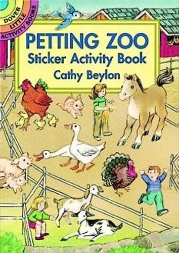 Паперова книга «Petting Zoo Sticker Activity Book», автор Кеті Бейлон - фото №1