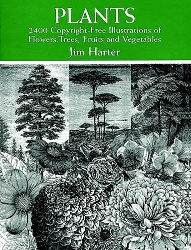 Бумажная книга «Plants: 2400 Designs», автор Джим Хартер - фото №1