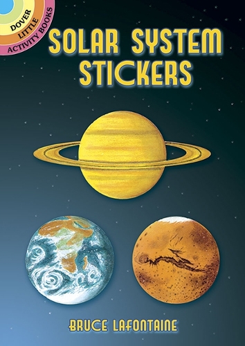 Паперова книга «Solar System Stickers», автор Брюс Лафонтен - фото №1