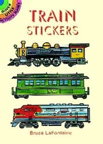 Бумажная книга «Train Stickers», автор Брюс Лафонтен - фото №1