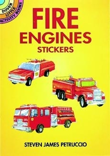 Бумажная книга «Fire Engines Stickers», автор Стивен Джеймс Петруччио - фото №1