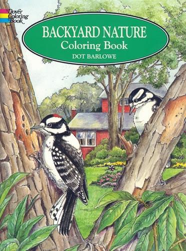 Бумажная книга «Backyard Nature Colouring Book», автор Доротея Барлоу - фото №1