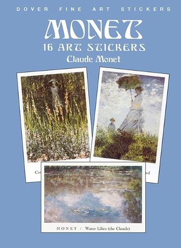 Бумажная книга «Monet: 16 Art Stickers», автор Клод Моне - фото №1