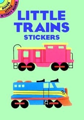 Бумажная книга «Little Trains Stickers», автор Кэти Бейлон - фото №1